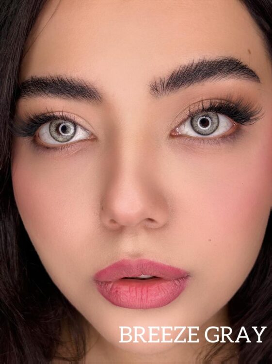 لنز رنگی چشم برند سی ویژن (BREEZE GRAY)
