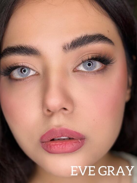 لنز رنگی چشم سی ویژن رنگ (EVE GRAY) سالانه