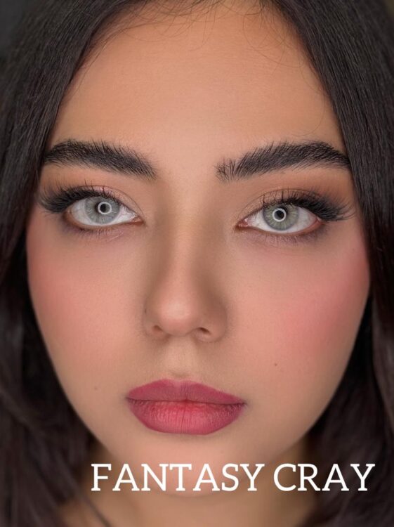 لنز رنگی چشم سی ویژن رنگ (FANTASY GRAY) سالانه