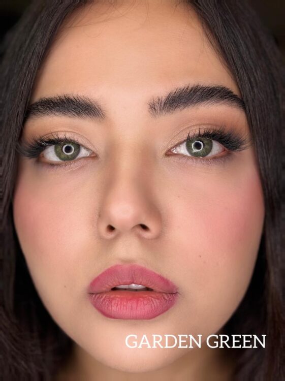 لنز رنگی چشم سی ویژن  (GARDEN GREEN) سالانه