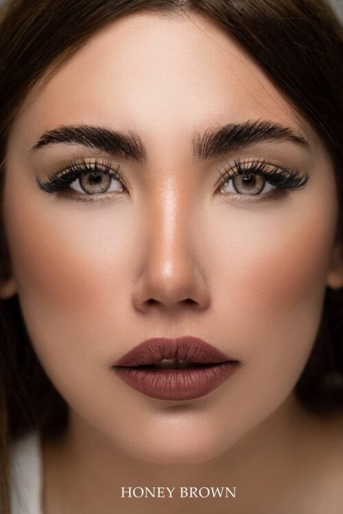 لنز رنگی چشم سی ویژن رنگ HONEY BROWN