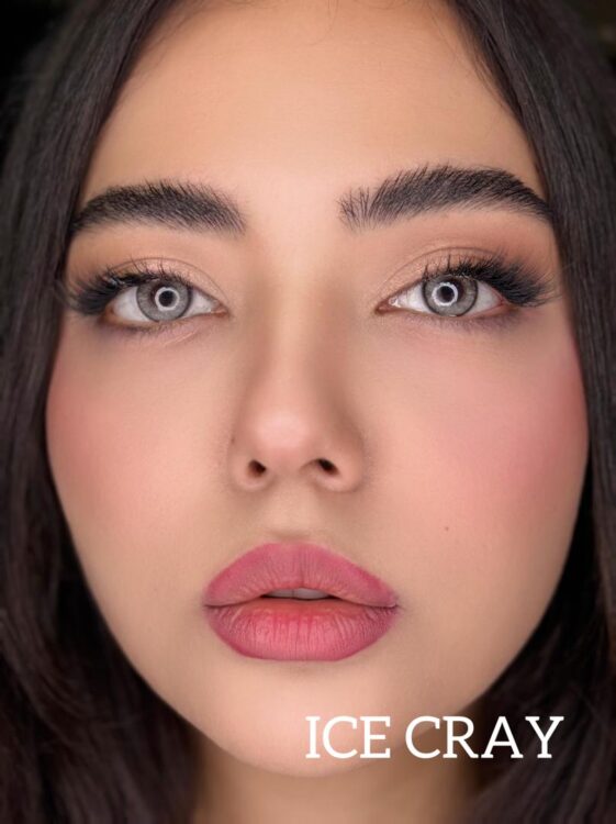 لنز رنگی چشم سی ویژن (ICE GRAY) سالانه