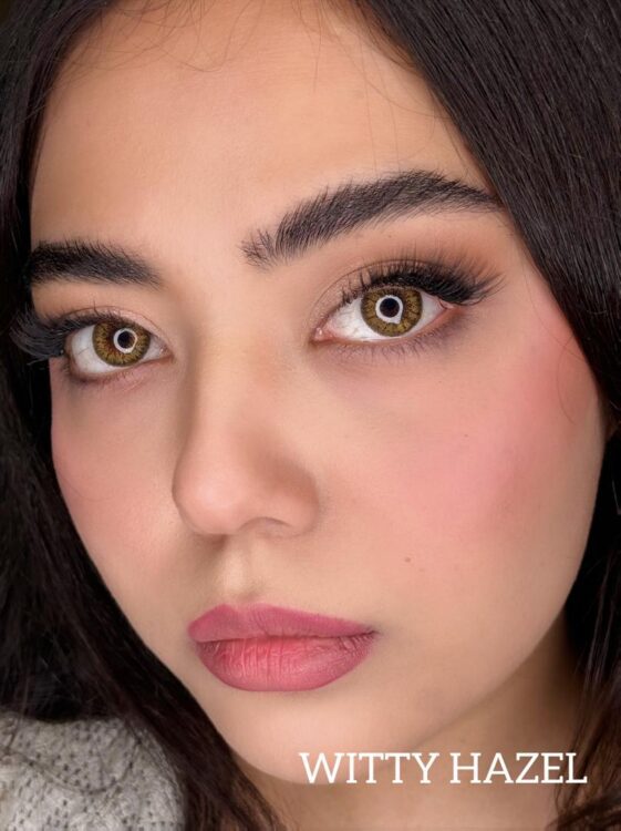 لنز رنگی چشم سی ویژن  رنگ(WITTY HAZEL) سالانه