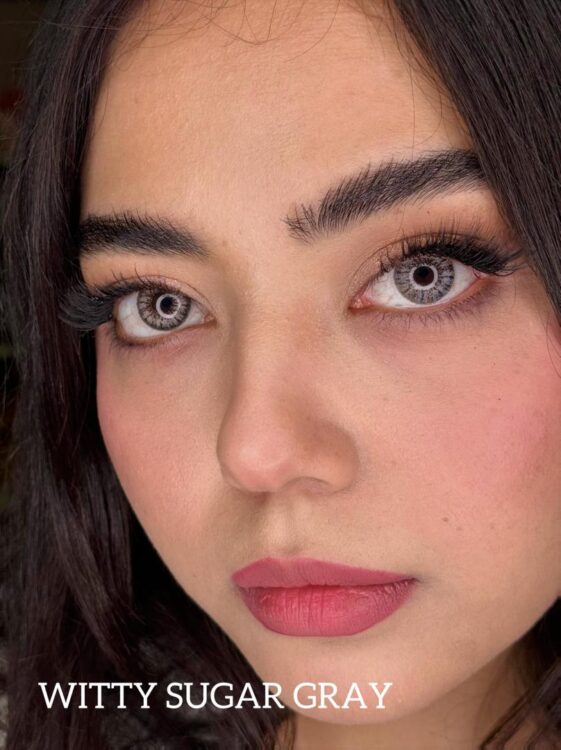 لنز رنگی چشم سی ویژن رنگ (WITTY SUGAR GRAY) سالانه