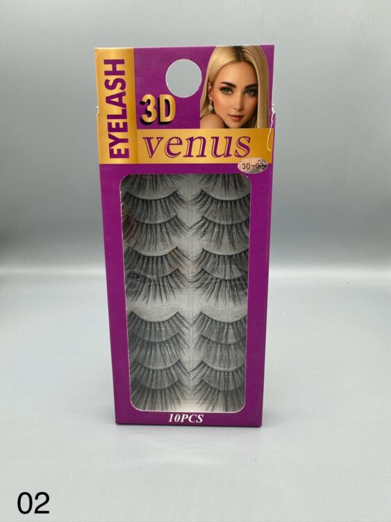 مژه 10 جفتی 3D ونوس 02