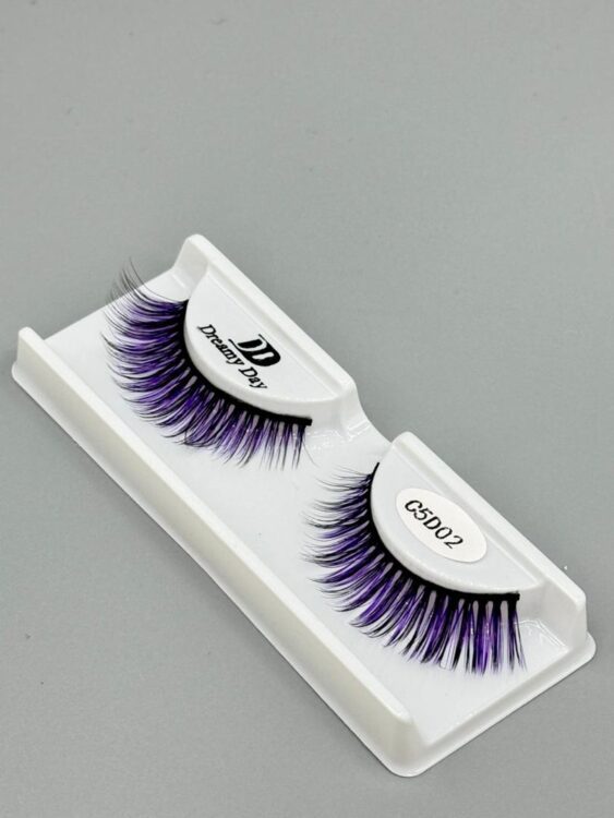 مژه جفتی رنگی C5D02