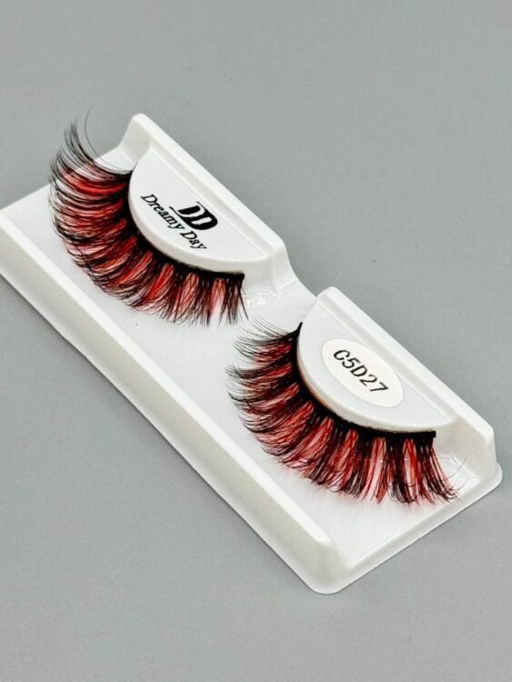 مژه جفتی رنگی C5D27