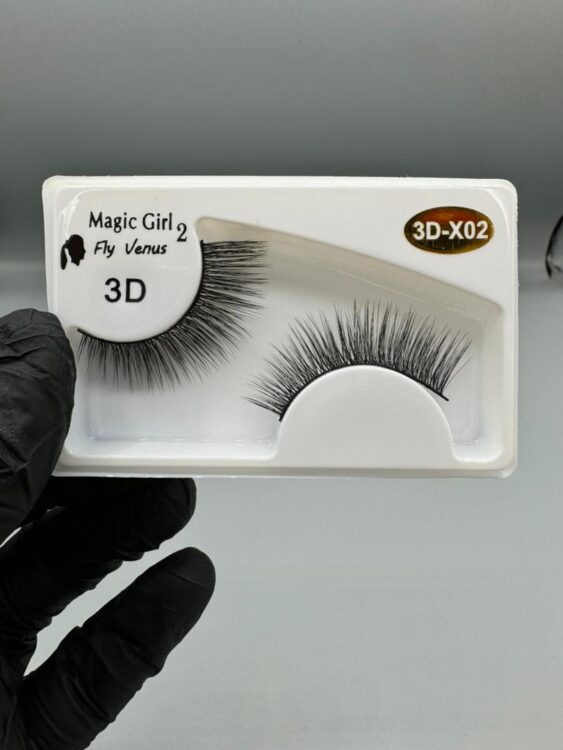 مژه 3D کد X02 برند مجیک