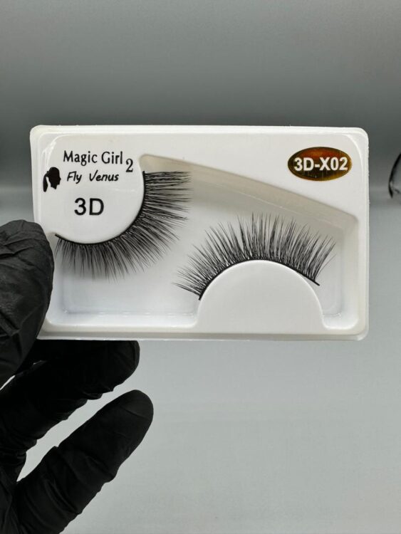 مژه 3D کد X02 برند مجیک
