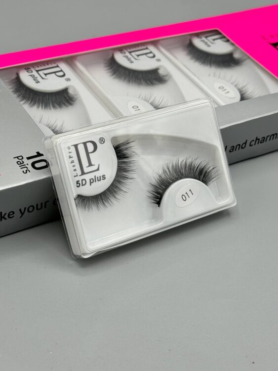 مژه تک جفتی برند LP کد 011