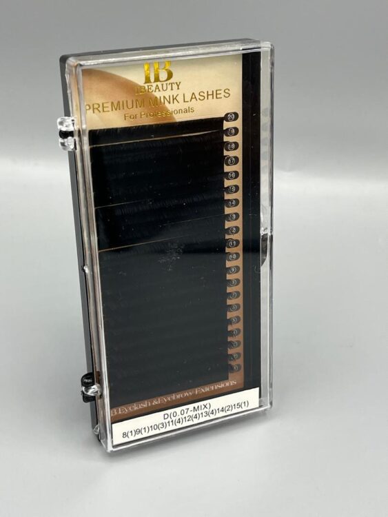 پالت اکستنشن مژه (IB) 0.07 D MIX