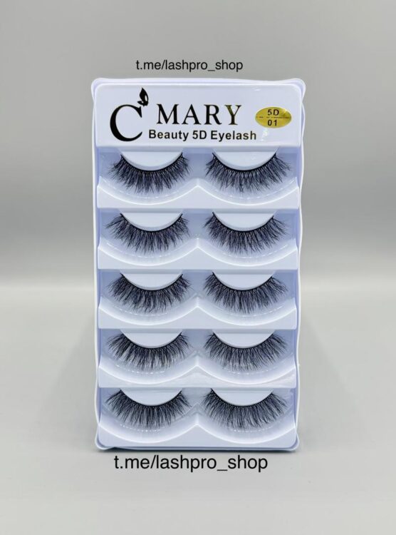 مژه مصنوعی 5 جفتی CMARY(5D) کد 01