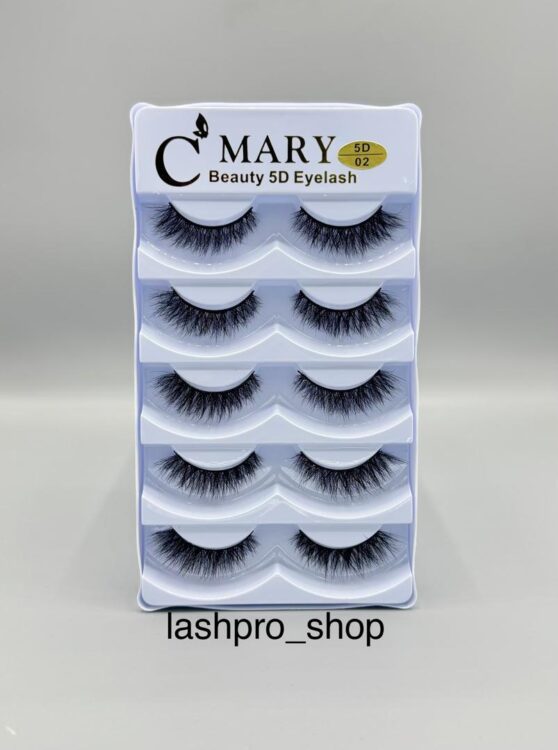 مژه مصنوعی 5 جفتی (5D)CMARY کد 02