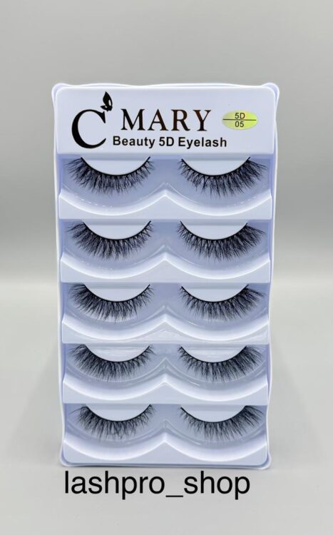 مژه مصنوعی 5 جفتی (5D)CMARY کد 05