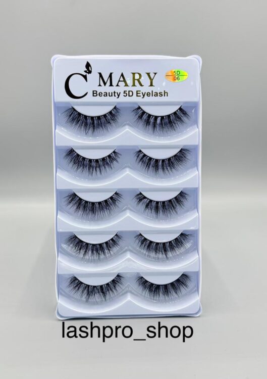 مژه مصنوعی 5 جفتی (5D)CMARY کد 06
