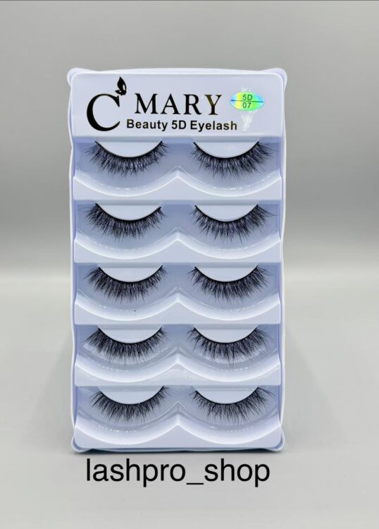 مژه مصنوعی 5جفتی (5D) CMARY کد 07