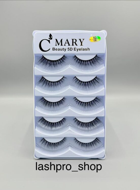 مژه مصنوعی 5جفتی (5D) CMARY کد 08