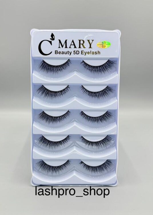 مژه مصنوعی 5جفتی (5D) CMARY کد 09