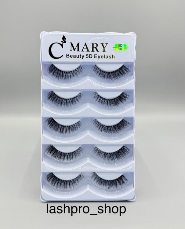 مژه  مصنوعی 5جفتی (5D) CMARY کد 10