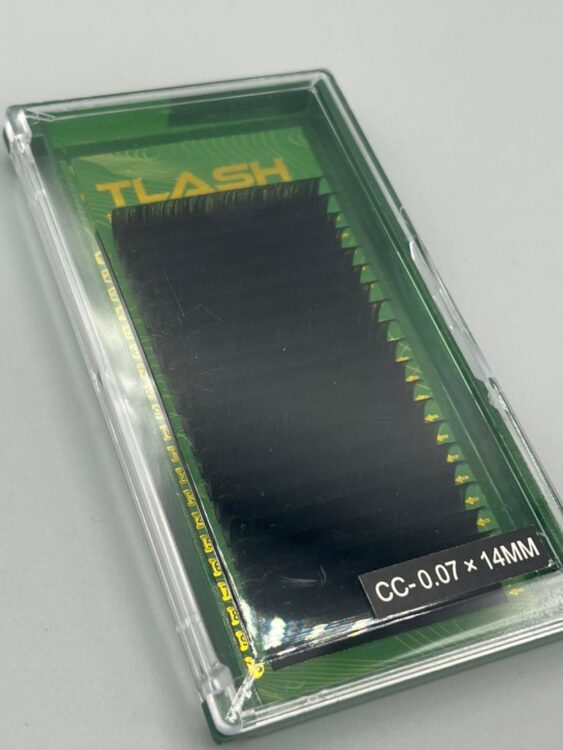 پالت اکستنشن مژه TLASH (CC 0.07 14mm) تی لش
