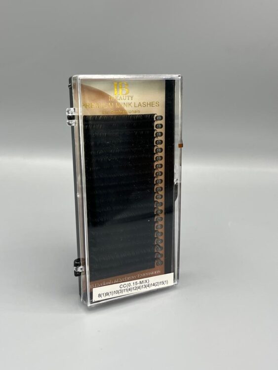 پالت اکستنشن مژه  (IB) 0.15  CC MIX