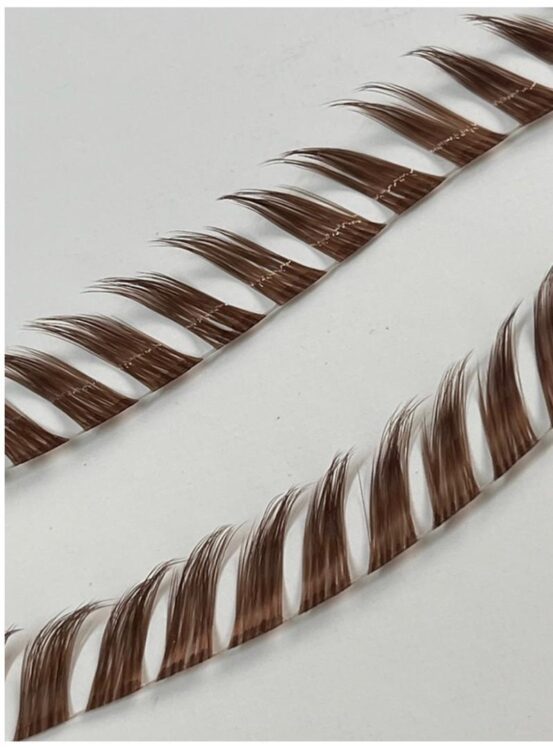 مژه فاکس قهوه ای