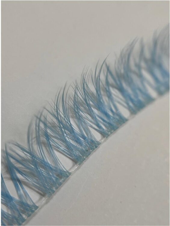 مژه فیشر آبی آسمانی