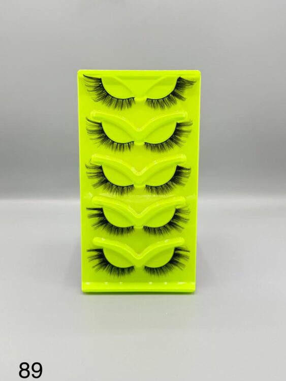 مژه فاکس 5 جفتی (مژه مصنوعی) (کد89)