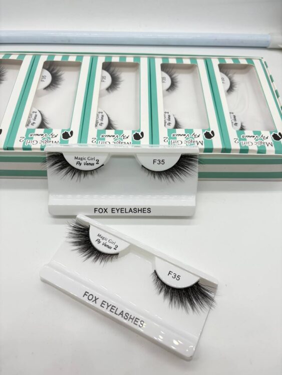 مژه فاکس روباهی fox جفتی (مژه مصنوعی )  magic girl (f 35) مجیک گرل