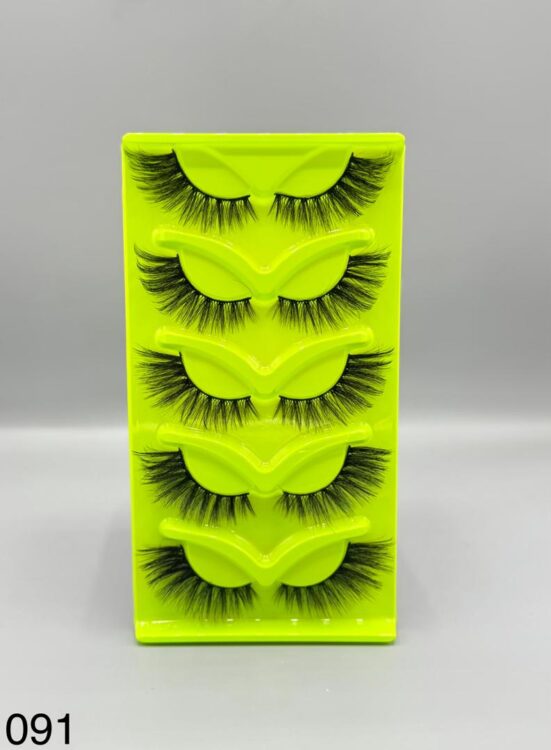 مژه فاکس 5 جفتی (مژه مصنوعی) (کد91)