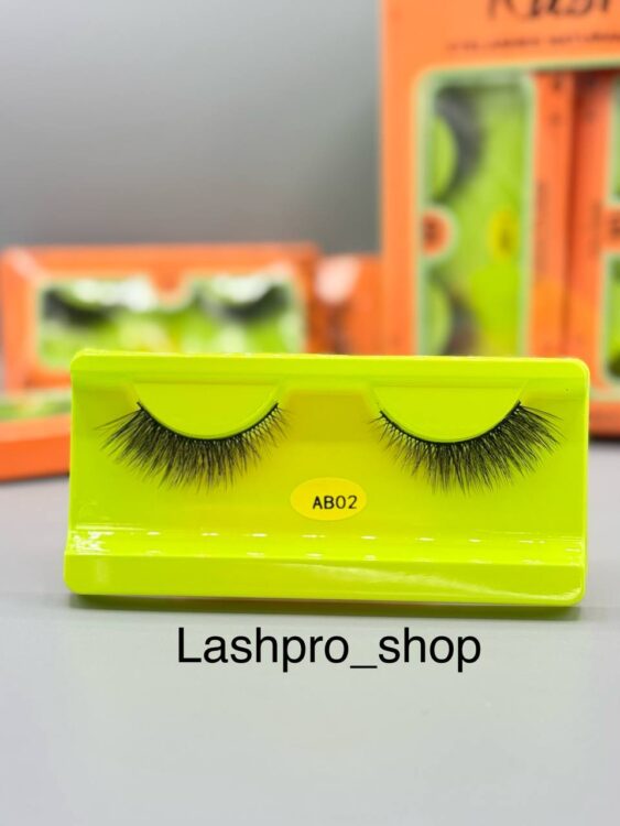 مژه تك جفتي برند Rushکدab02