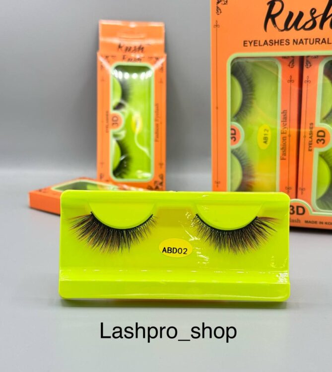 مژه تك جفتي برند Rush کدabd 02