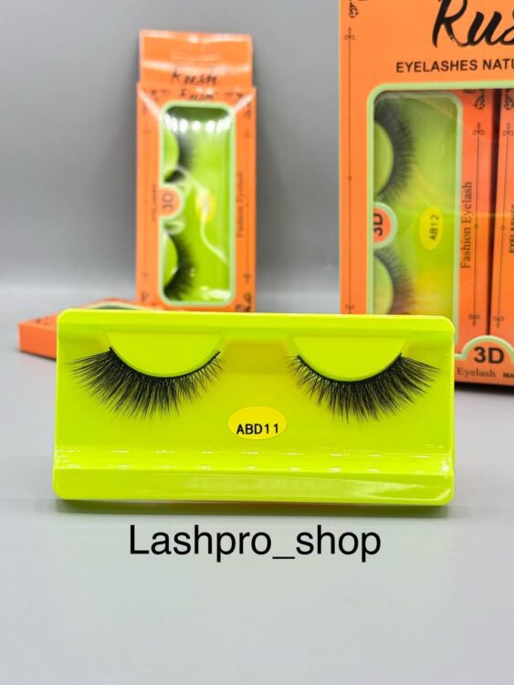 مژه تك جفتي برند Rush کدabd11