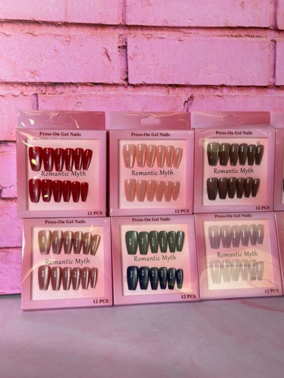 ناخن مصنوعی طرح آیس ژل گلدانی فقط عمده