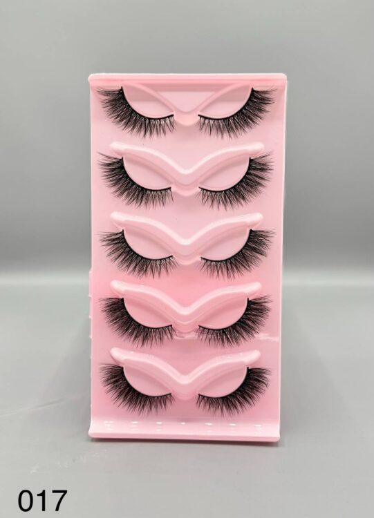 مژه مصنوعی روباهی 5 جفتی کد 017