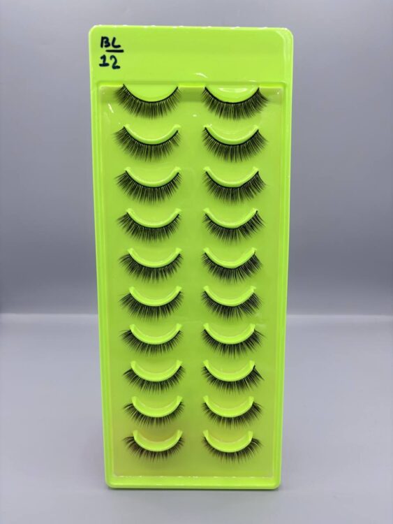 مژه 10جفتی انیمه BL12