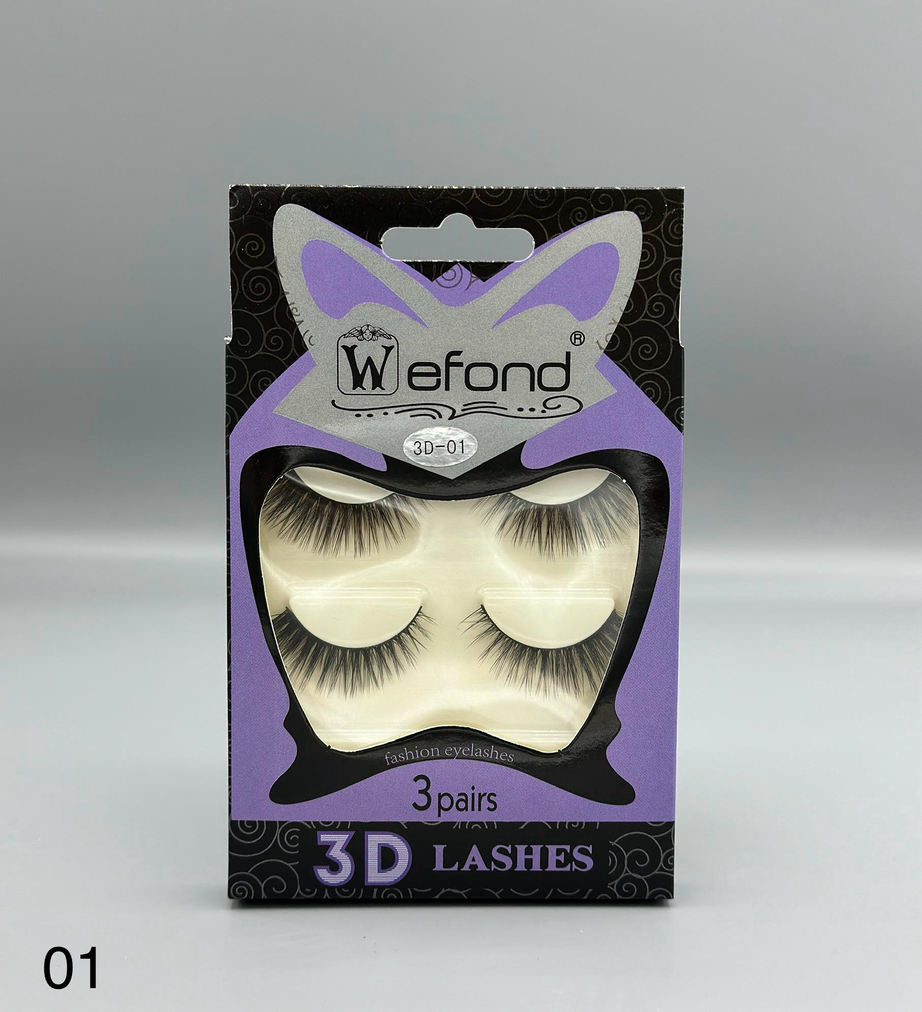 مژه 3 جفتی WEFOND 01 3D