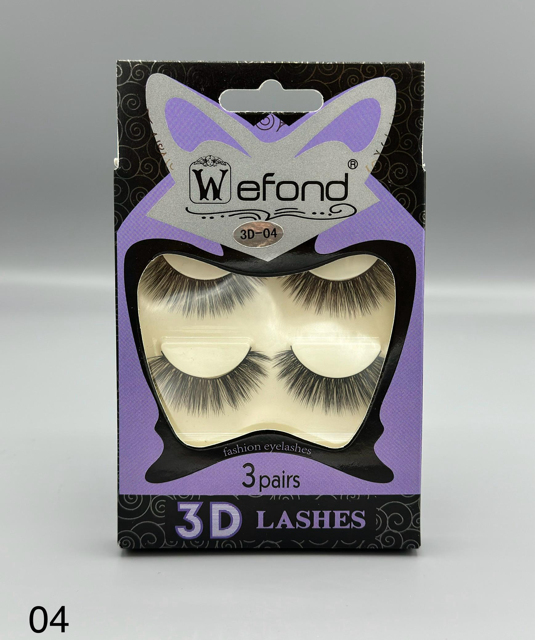 مژه 3 جفتی WEFOND 04 3D