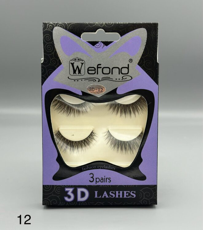 مژه 3 جفتی WEFOND 12 3D