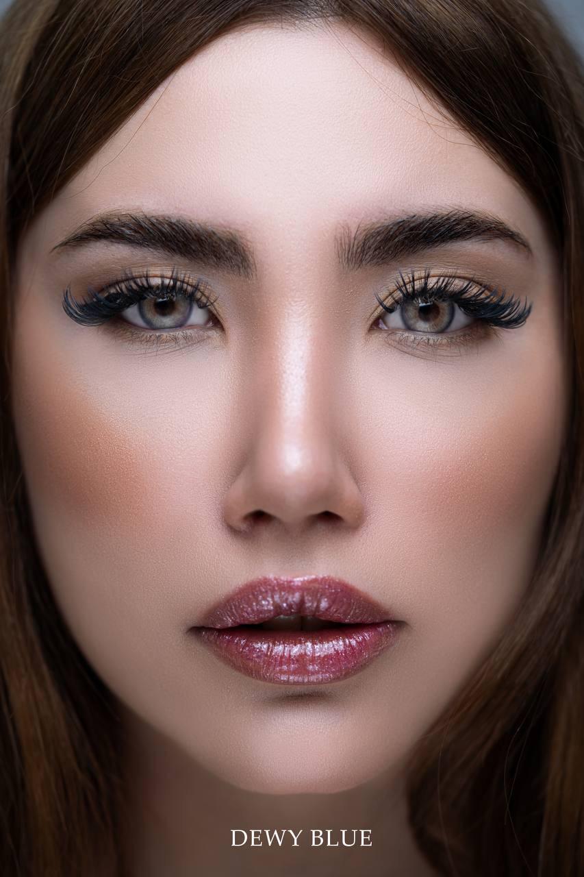 لنز رنگی چشم سی ویژن رنگ DEWY BLUE