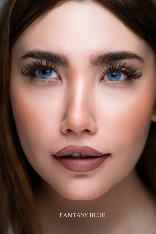 لنز رنگی چشم سی ویژن (FANTASY BLUE) سالانه