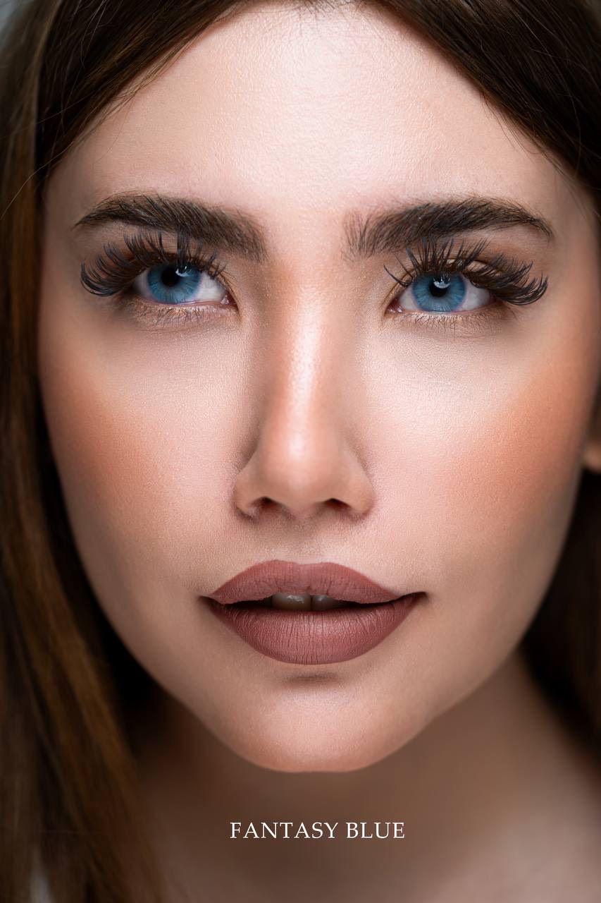 لنز رنگی چشم سی ویژن (FANTASY BLUE) سالانه
