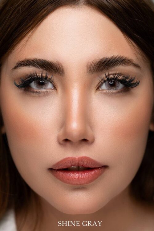 لنز رنگی چشم سی ویژن (SHINE GRAY) سالانه