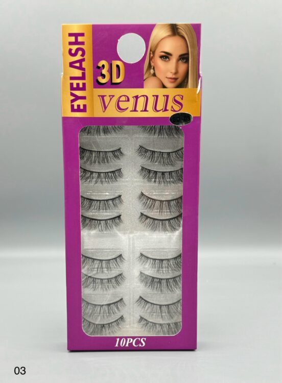 مژه 10 جفتی 3D ونوس 03