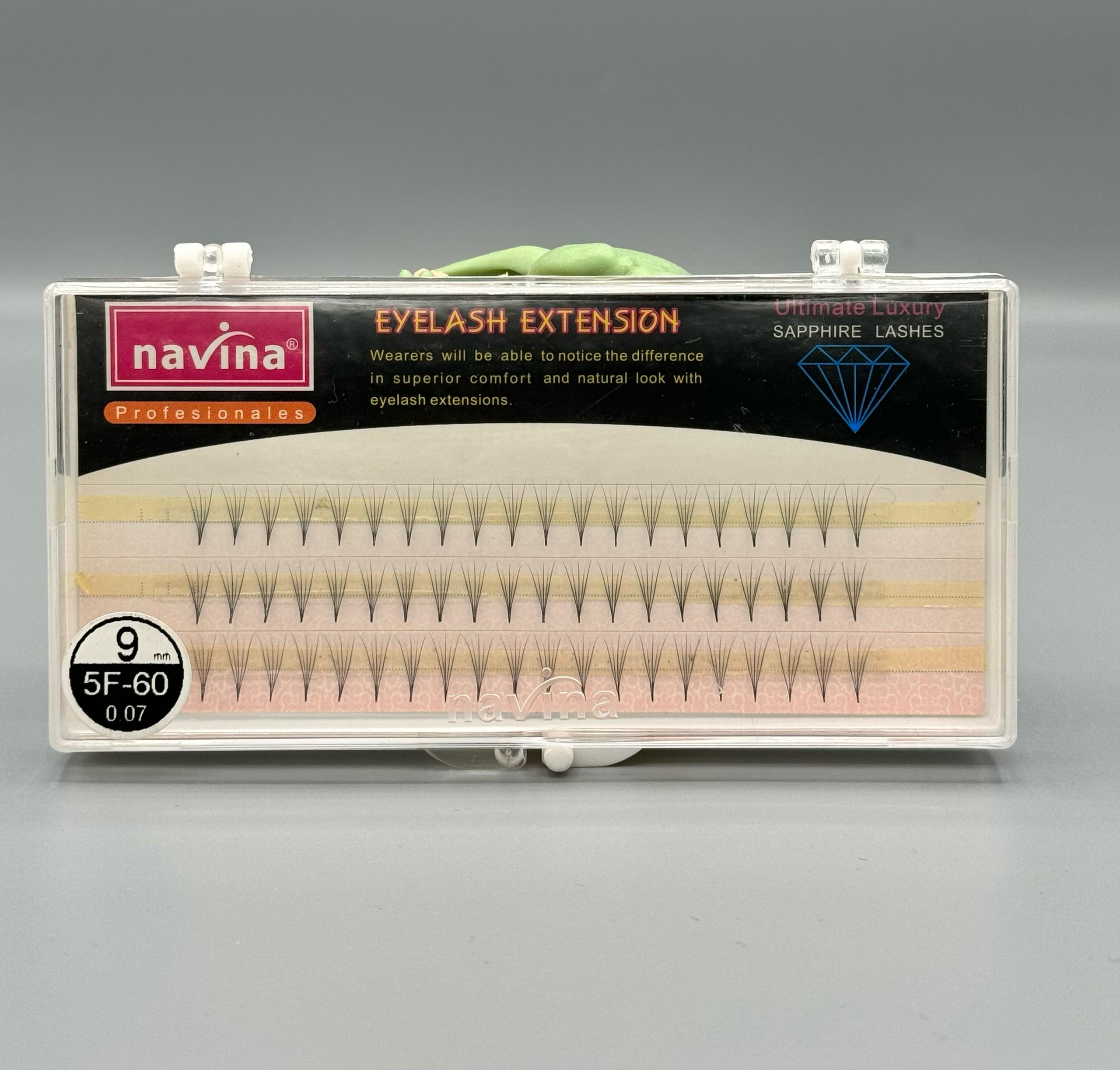 مژه فن سازی شده Navina سایز 9