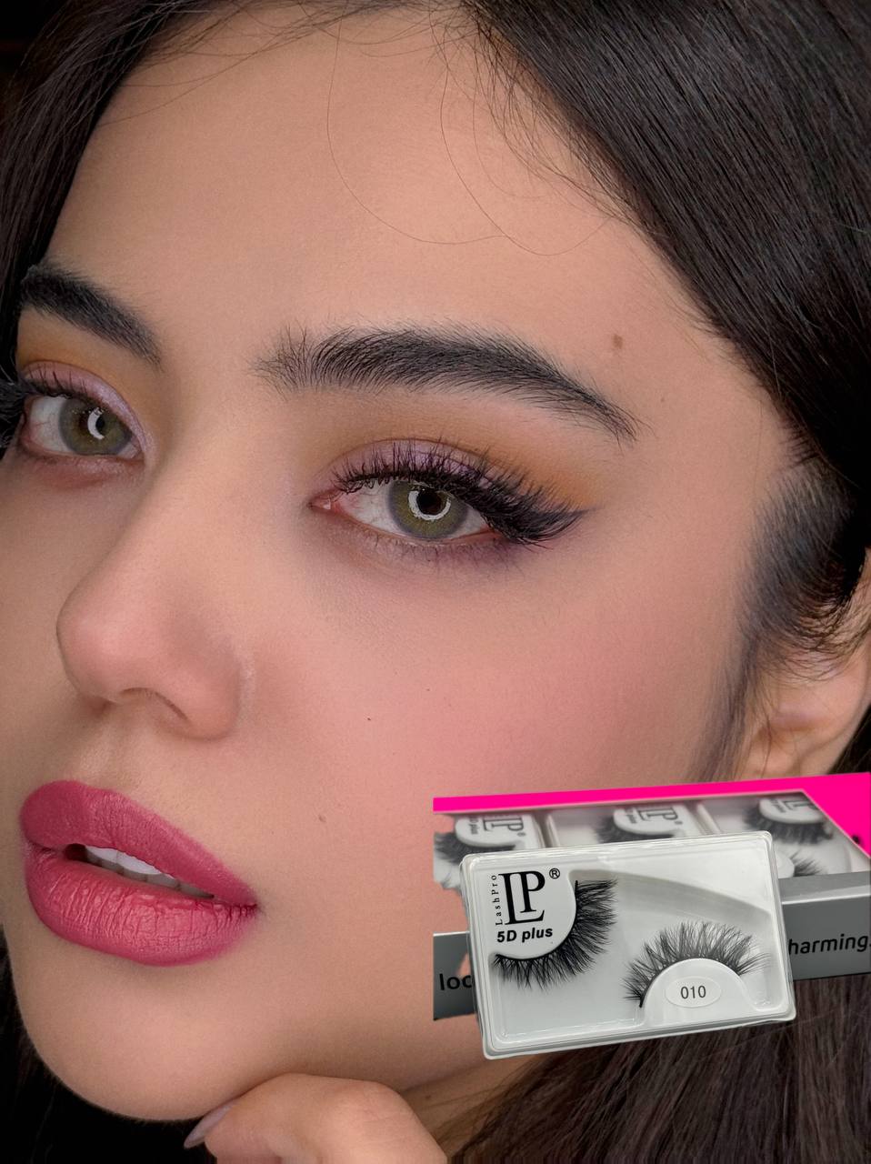 مژه تک جفتی برند LP کد 010