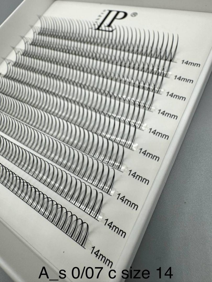 پالت مژه دونه ای اسپایک LASHPRO (A-S) سایز 14