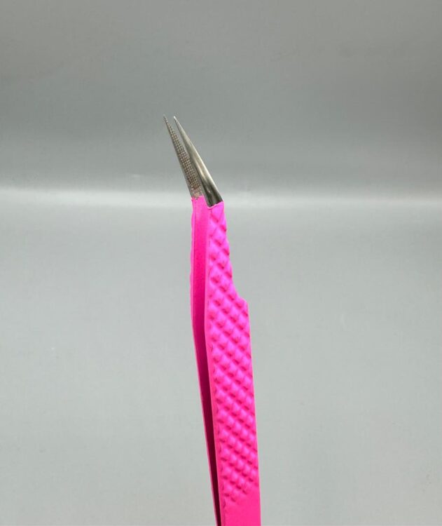 پنس دست ساز اکستنشن شیاردار صورتی (ایزوله نایکی)