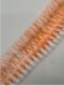 مژه ریسه ای گره ای ساده نارنجی