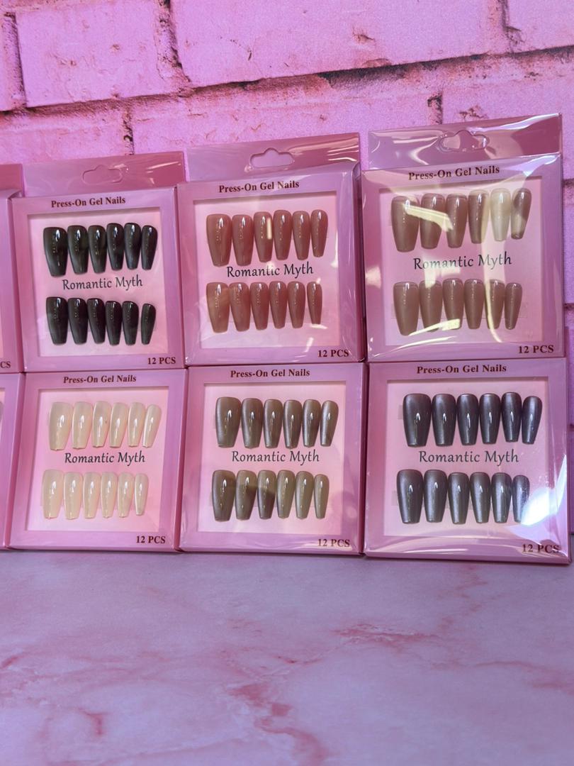 ناخن مصنوعی طرح آیس ژل گلدانی فقط عمده